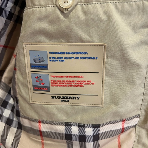 Vintage Burberry Golf Rider Cup 2006 Golf Jacket Tan Size women’s XL (men’s M) - Picture 4 of 8